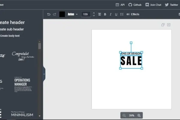 Polotno Studio: alternativa gratuita a Canva Pro